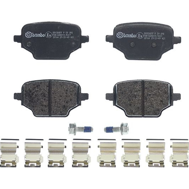 BREMBO Bremsklötze HA P 59 098 BREMBO Bremsklötze HA P 59 098
