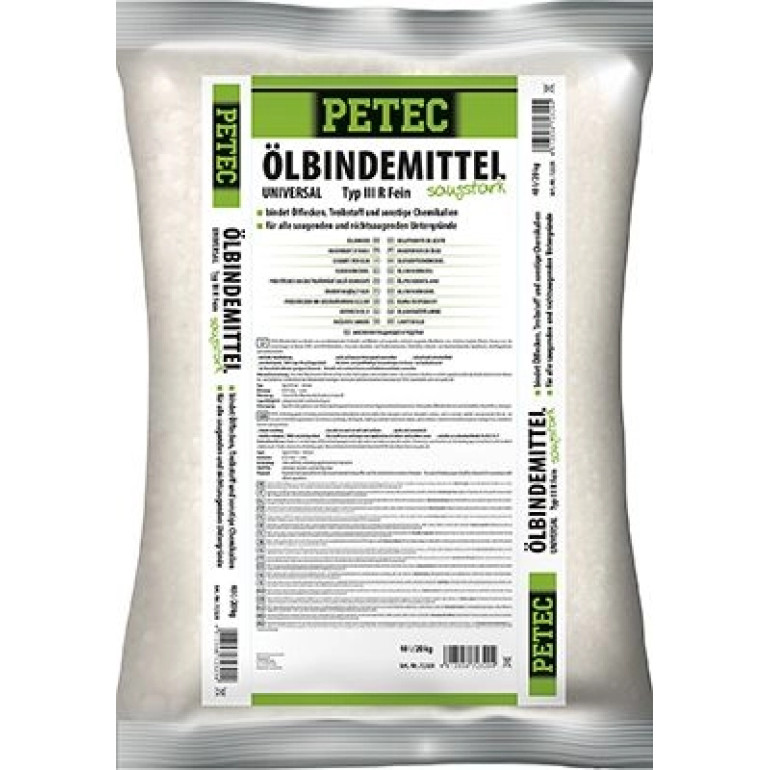 Petec Ölbindemittel ÖL und Chemikalienbinder Typ Iii R Sack 20 Kg 72320