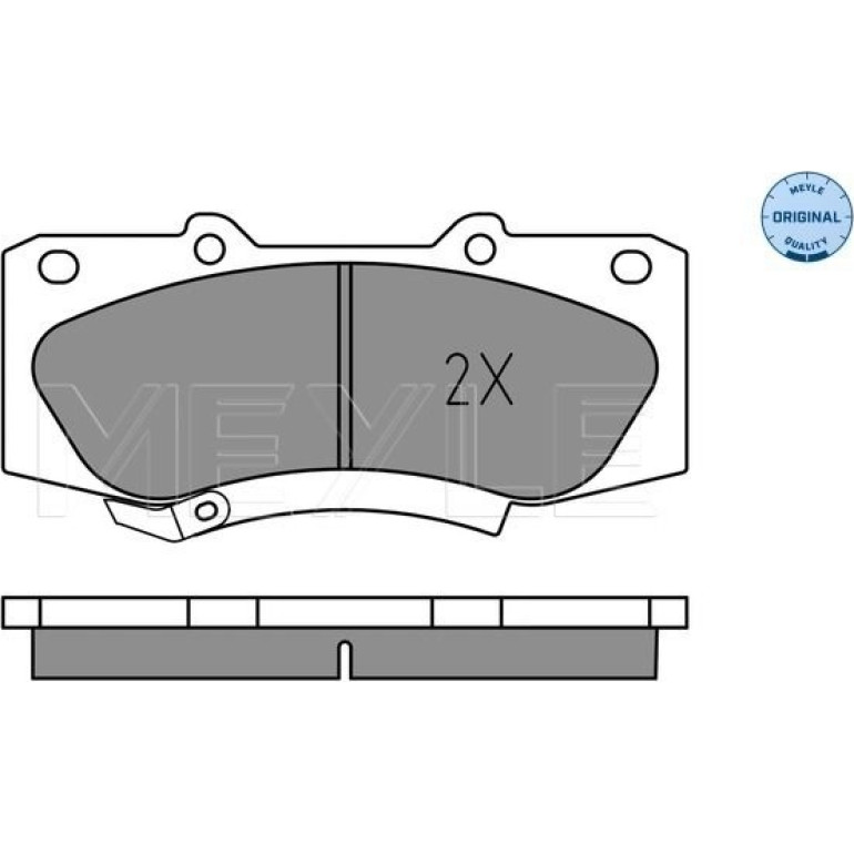 Bremsbelagsatz Toyota P. Hilux 2.5-3.0 D-4D 4Wd 05 025 252 0917 Bremsbelagsatz Toyota P. Hilux 2.5-3.0 D-4D 4Wd 05 025 252 0917