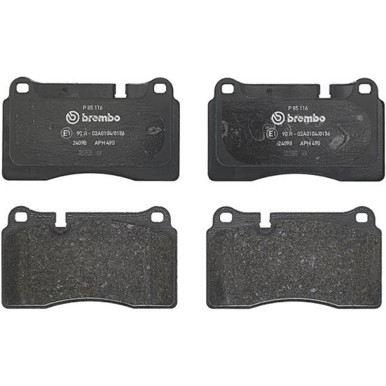 BREMBO Bremsklötze VA P 85 116 BREMBO Bremsklötze VA P 85 116