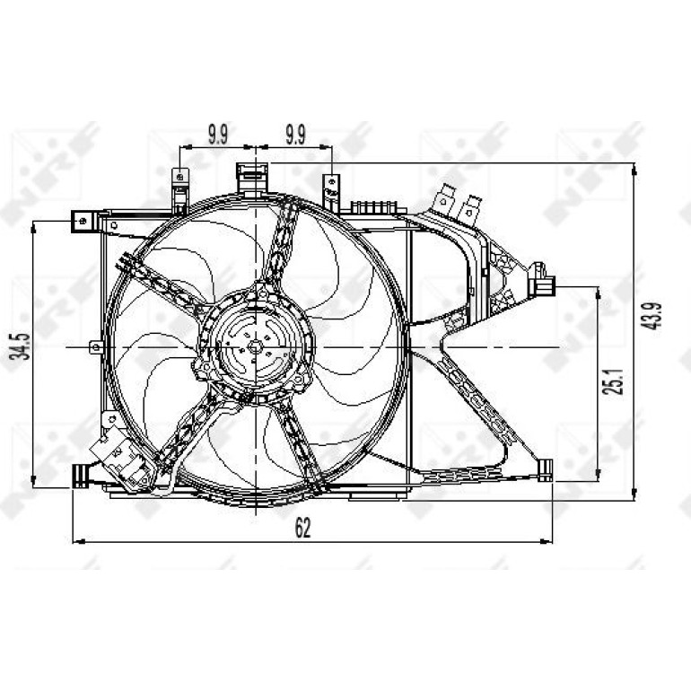 Lüfter Motorkühlung 47011 Lüfter Motorkühlung 47011