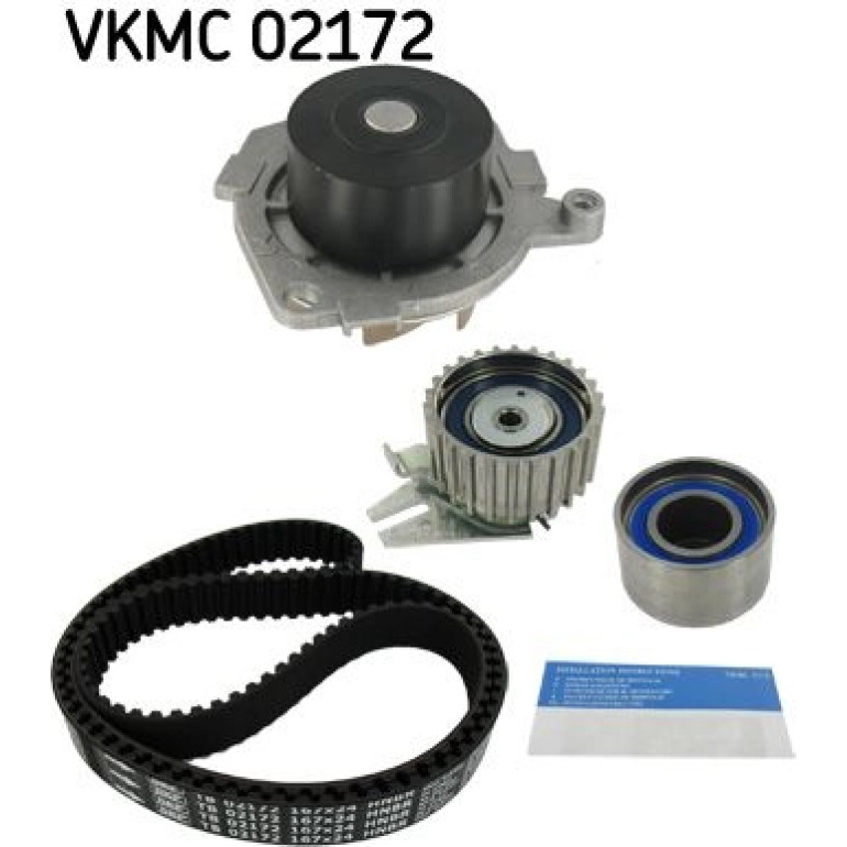 SKF Wasserpumpe + Zahnriemensatz VKMC 02172 SKF Wasserpumpe + Zahnriemensatz VKMC 02172