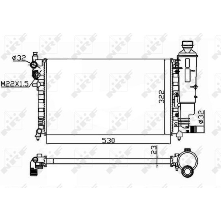 Kühler, Motorkühlung 50471
