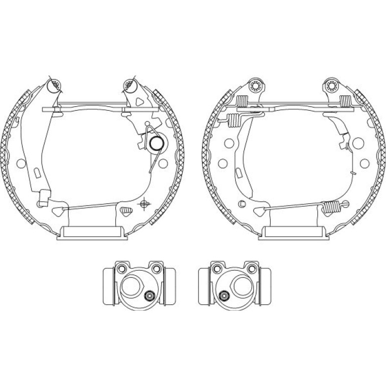 Satz Bremsbacken Citroen Ax 84038002 Satz Bremsbacken Citroen Ax 84038002