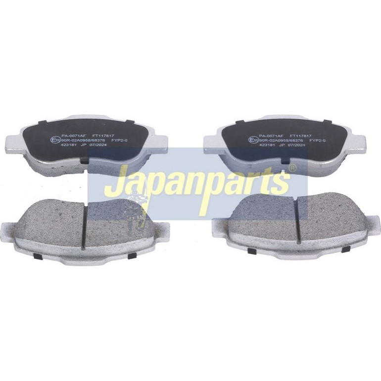 Japanparts Bremsbeläge PA-0071AF Japanparts Bremsbeläge PA-0071AF