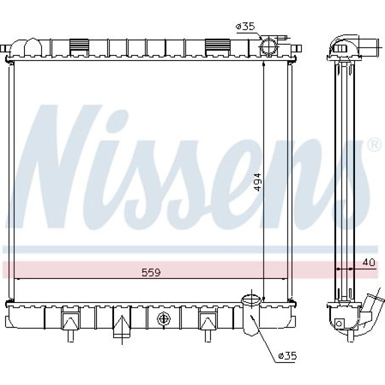 Wasserkühler PKW 64319A Wasserkühler PKW 64319A