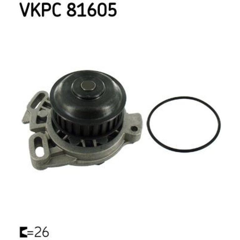 SKF Wasserpumpe VKPC 81605 SKF Wasserpumpe VKPC 81605