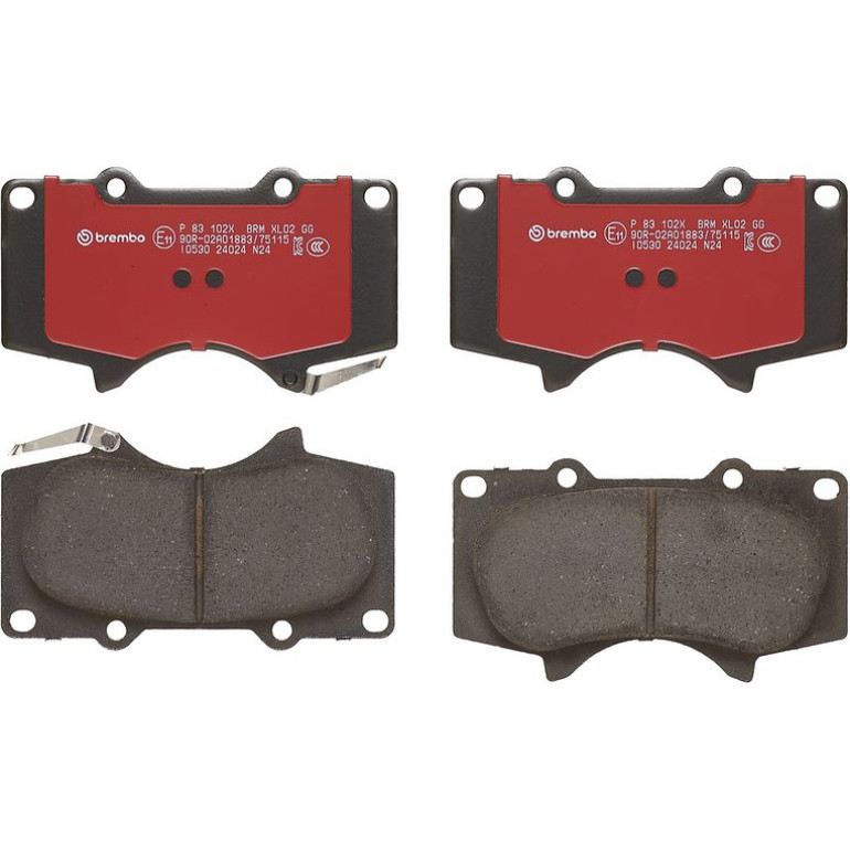BREMBO Bremsklötze VA P 83 102X BREMBO Bremsklötze VA P 83 102X