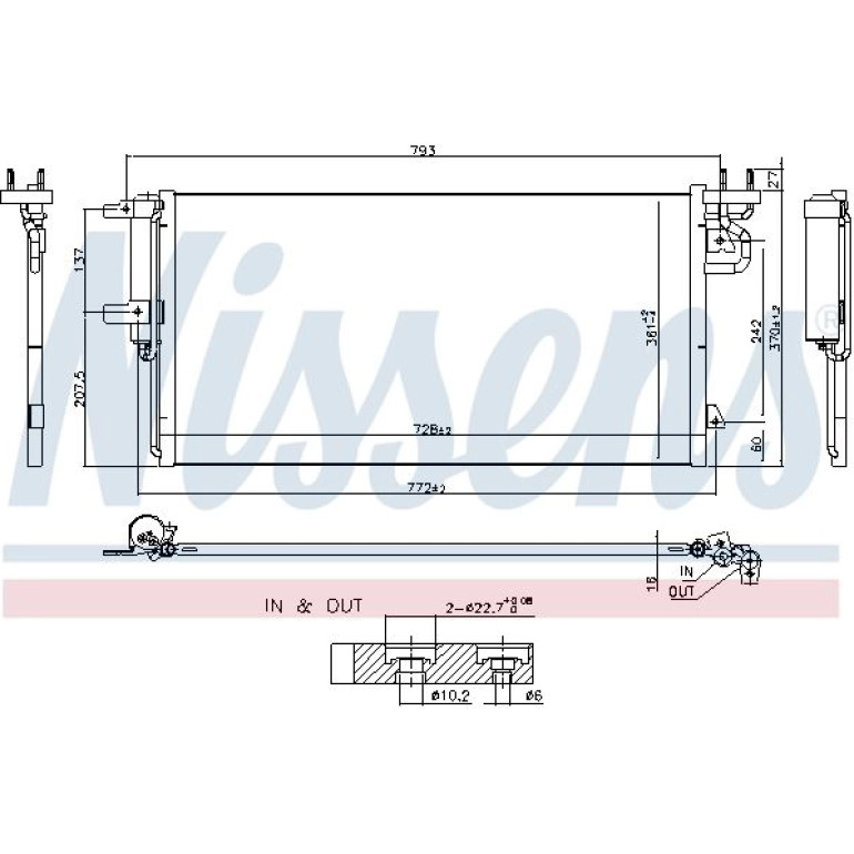 Kondensator PKW 940764 Kondensator PKW 940764