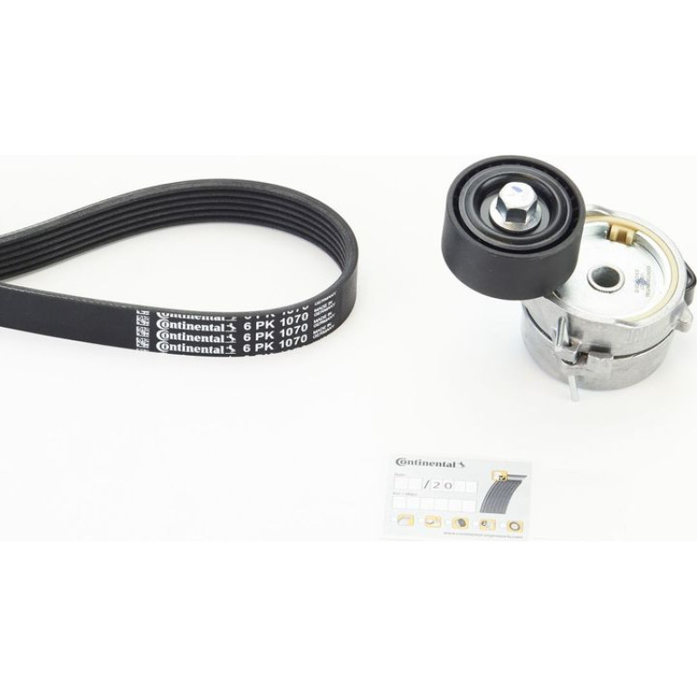 CONTINENTAL CTAM Keilrippenriemensatz 6PK1070K5 CONTINENTAL CTAM Keilrippenriemensatz 6PK1070K5