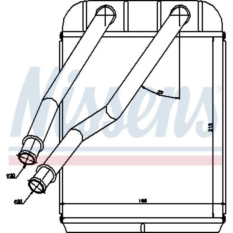 Heizkühler PKW 73975 Heizkühler PKW 73975