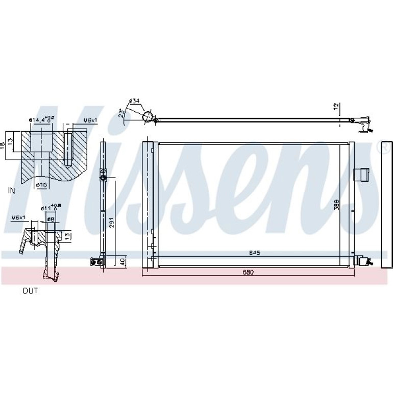 Kondensator PKW 940808 Kondensator PKW 940808