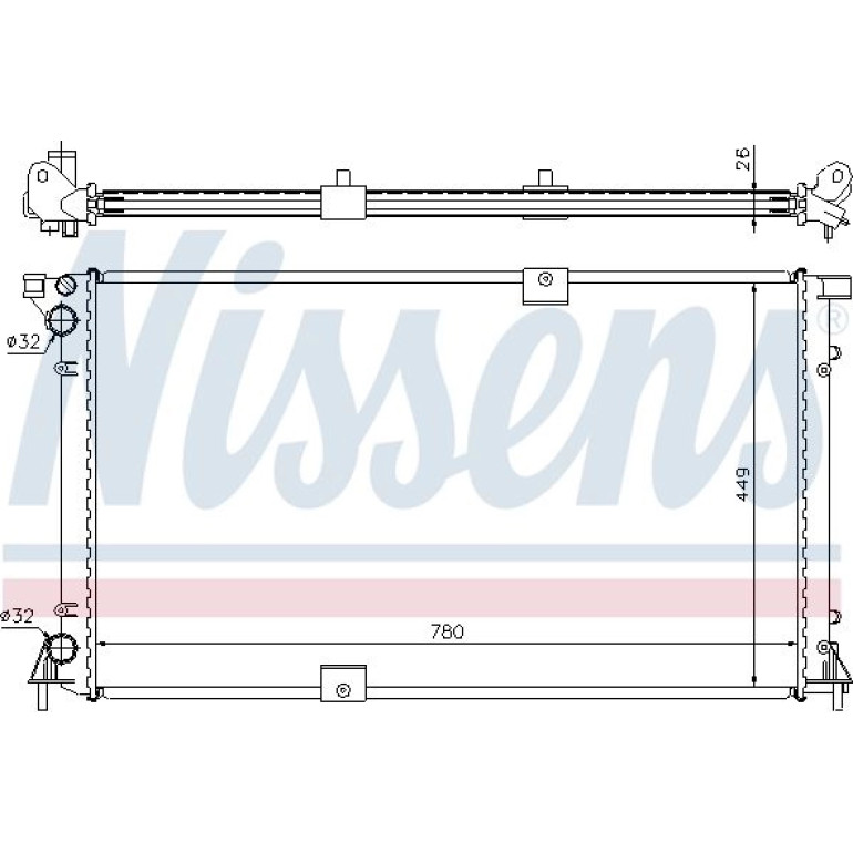 Wasserkühler PKW 63818A Wasserkühler PKW 63818A