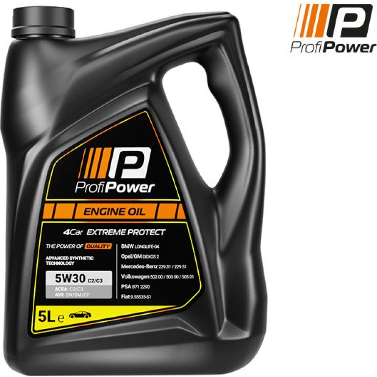PROFIPOWER Motoröl 5W-30 C2 C3 5 Liter 5W30 PP C2C3 5