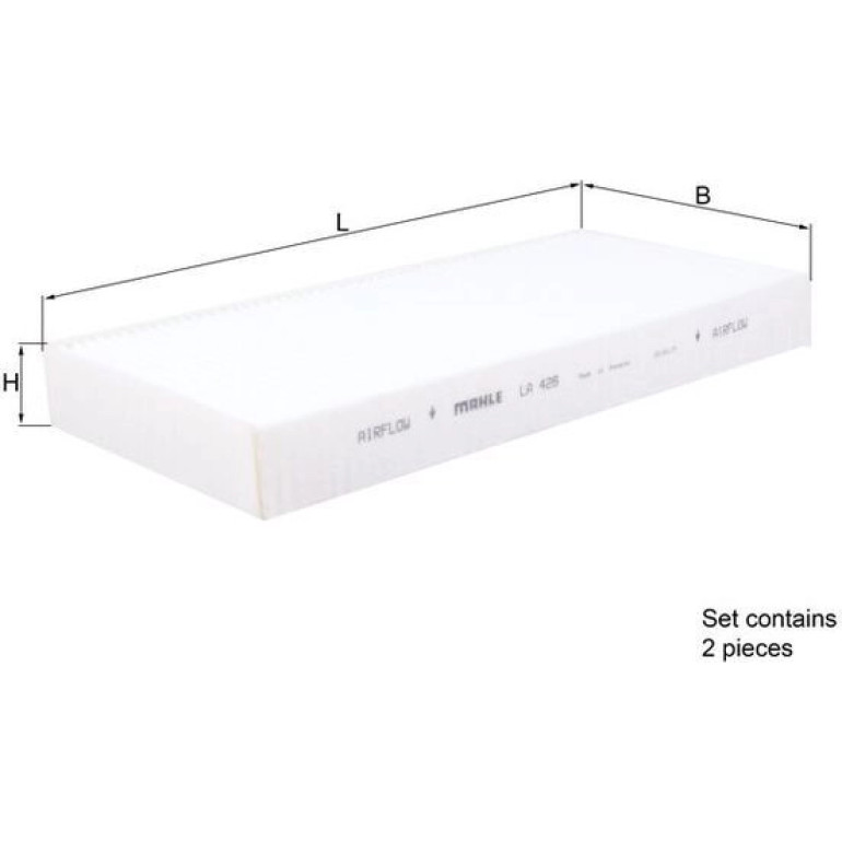 MAHLE Filter, Innenraumluft LA 426/S MAHLE Filter, Innenraumluft LA 426/S