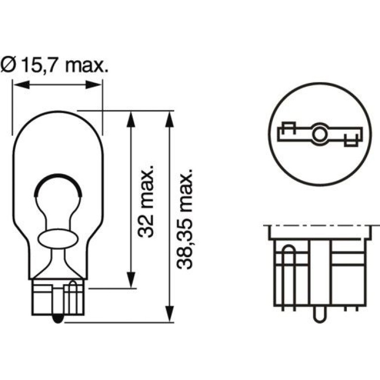 W16W 12V 16W PURE LIGHT 1987301049 W16W 12V 16W PURE LIGHT 1987301049
