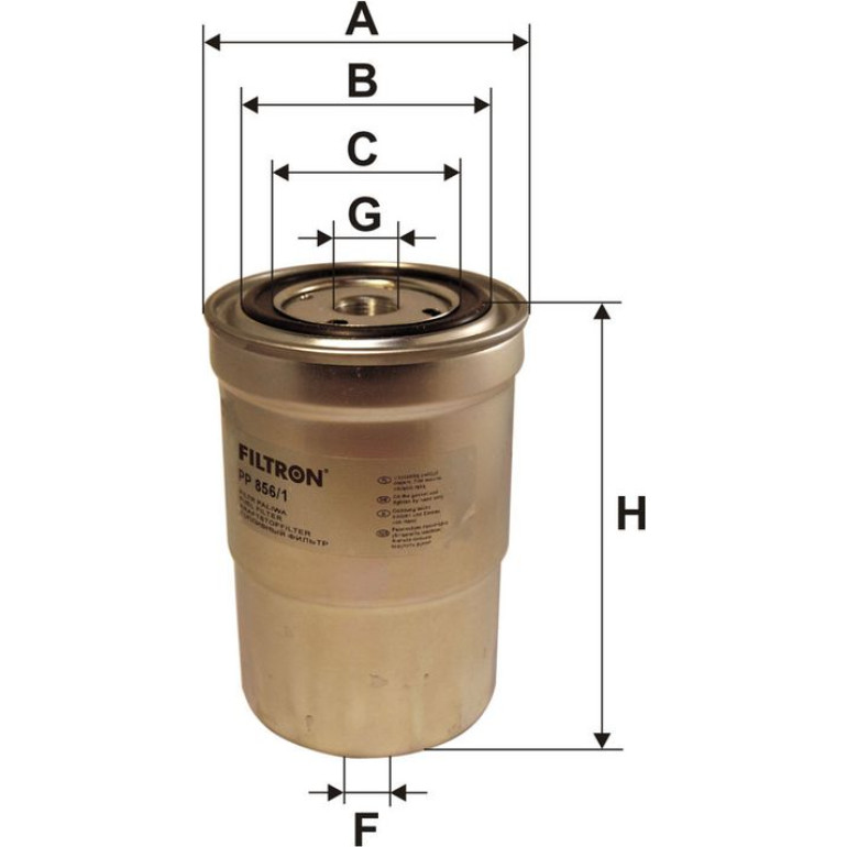 FILTRON Kraftstofffilter PP 856/1 FILTRON Kraftstofffilter PP 856/1