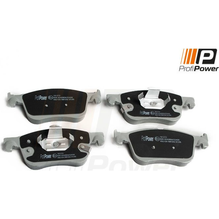 PROFIPOWER Bremsbelagsatz, Scheibenbremse 1B1272