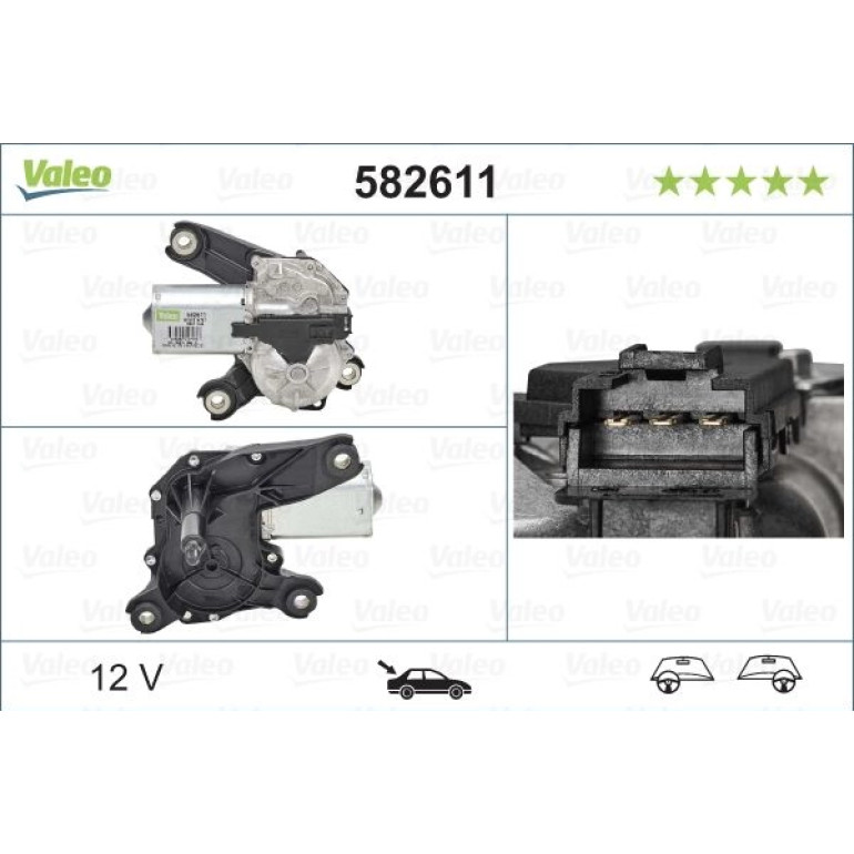 Wischermotor hinten 582611 Wischermotor hinten 582611