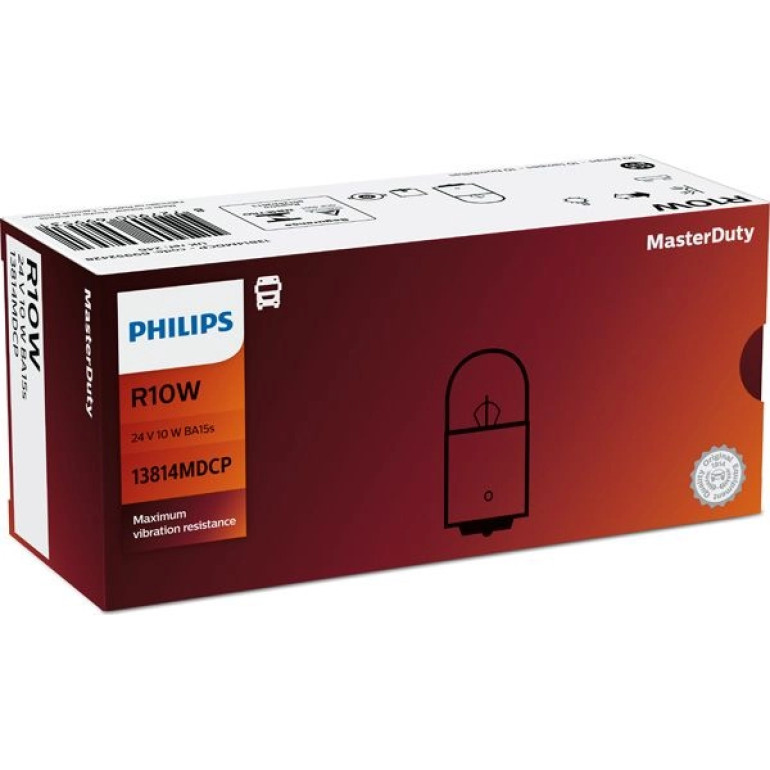 R10W HeavyDuty 24V.10W.BA15s Lampe 13814MDCP R10W HeavyDuty 24V.10W.BA15s Lampe 13814MDCP