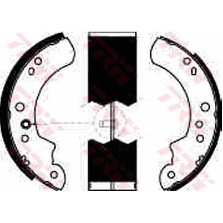 51 461 041 Bremsbacken GS6222 51 461 041 Bremsbacken GS6222