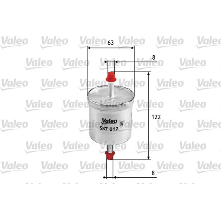 VALEO Kraftstofffilter 587012 VALEO Kraftstofffilter 587012