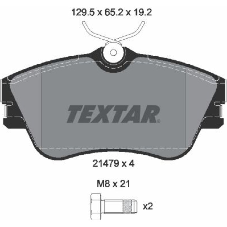 Bremsbelagsatz Vw P. T4 09/90 15 2147902