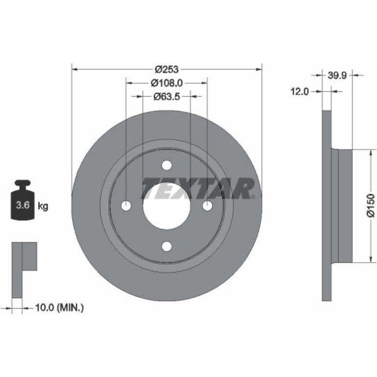 Bremsscheibe 92292803 Bremsscheibe 92292803