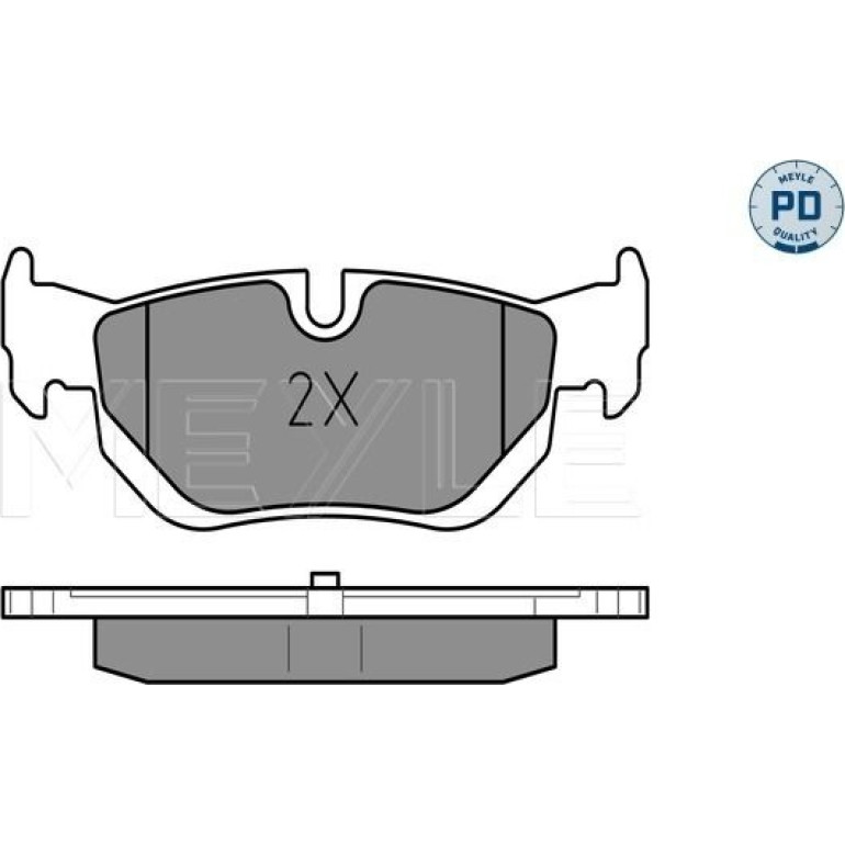 Bremsbelagsatz Bmw T. E87/90/91/92 05 025 239 2617/PD Bremsbelagsatz Bmw T. E87/90/91/92 05 025 239 2617/PD