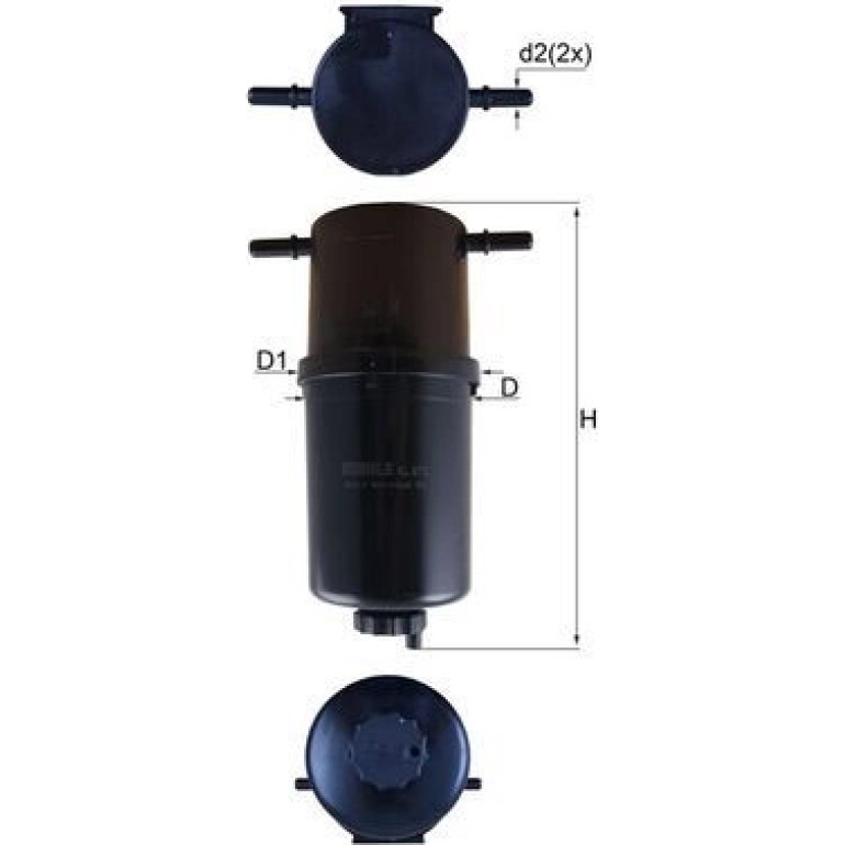 MAHLE Kraftstofffilter KL 873 MAHLE Kraftstofffilter KL 873