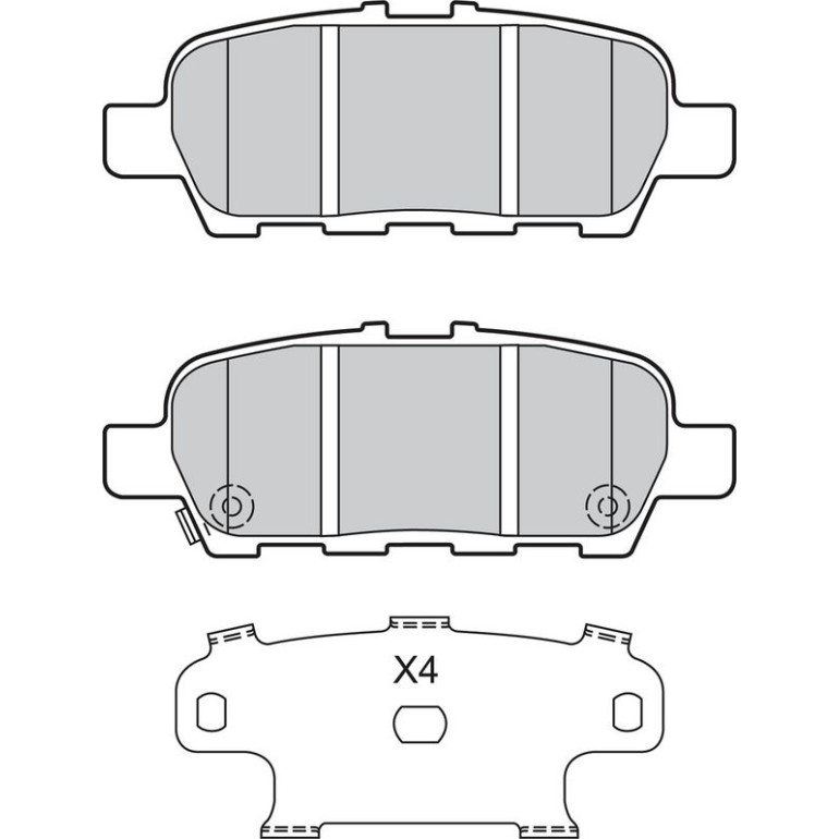 VALEO Bremsbeläge 601331