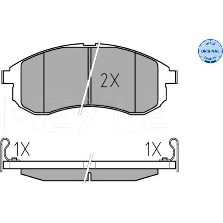 Bremsbelagsatz Mitsubishi P. L200 96-07 Mit Akustischem Verschleisssensor 025 238 7914/W Bremsbelagsatz Mitsubishi P. L200 96-07 Mit Akustischem Verschleisssensor 025 238 7914/W