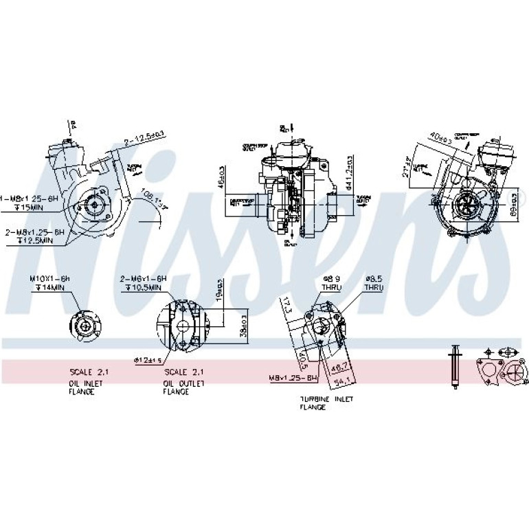 NISSENS Turbolader 93223 NISSENS Turbolader 93223