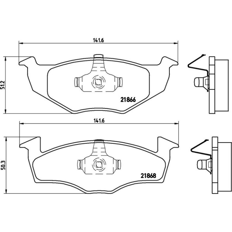 BREMBO Bremsklötze VA P 85 030 BREMBO Bremsklötze VA P 85 030