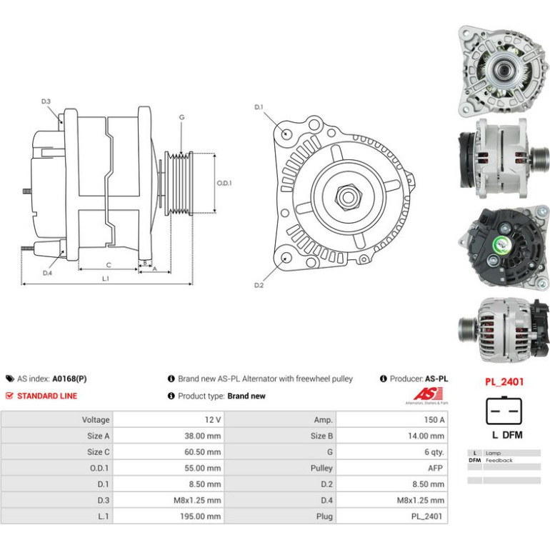Generator A0168(P) Generator A0168(P)