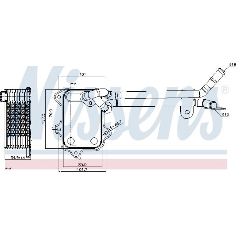 Ölkühler PKW 90679