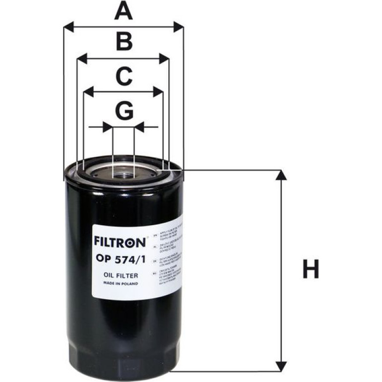 FILTRON Ölfilter OP 574/1 FILTRON Ölfilter OP 574/1