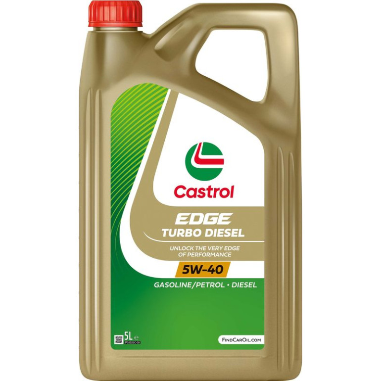 Castrol EDGE Turbo Diesel 5W-40 5L 15F81B Castrol EDGE Turbo Diesel 5W-40 5L 15F81B