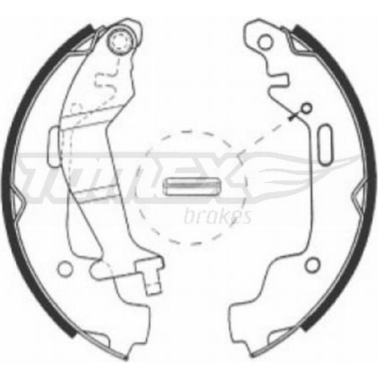 TOMEX brakes Bremsbackensatz TX 21-10 TOMEX brakes Bremsbackensatz TX 21-10