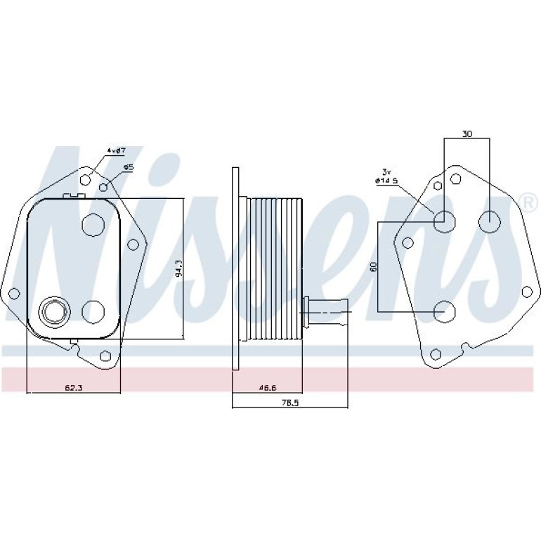 Ölkühler PKW 90721 Ölkühler PKW 90721
