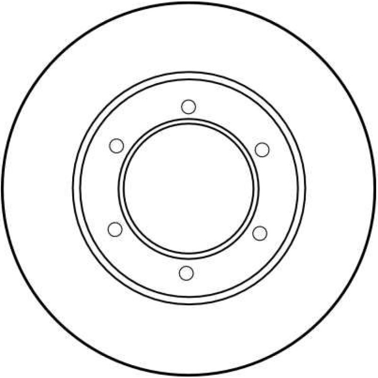 Bremsscheibe Toyota P. Hilux 84-05 DF1418 Bremsscheibe Toyota P. Hilux 84-05 DF1418