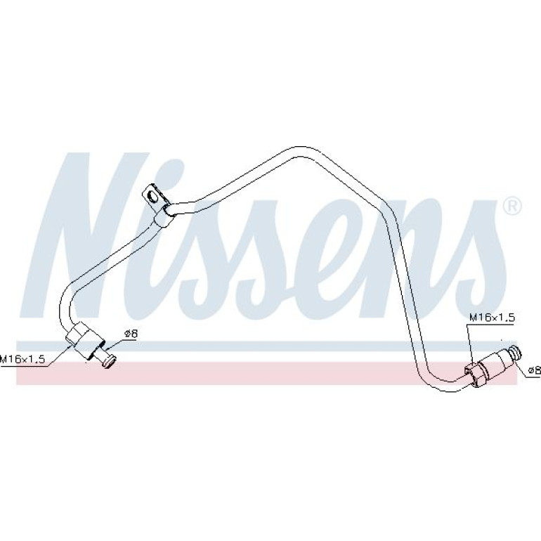 Nissens Ölleitung 935060 Nissens Ölleitung 935060