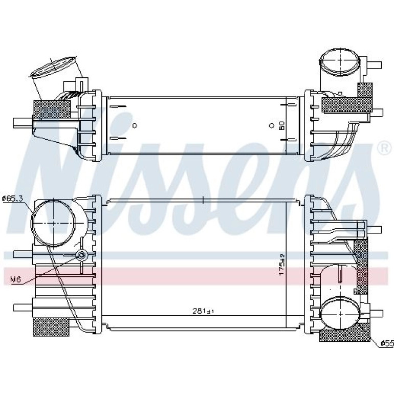 Ladeluftkühler PKW 96360 Ladeluftkühler PKW 96360