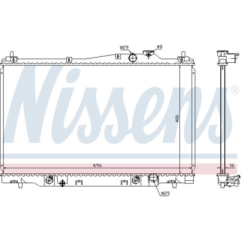 Wasserkühler PKW 68142 Wasserkühler PKW 68142
