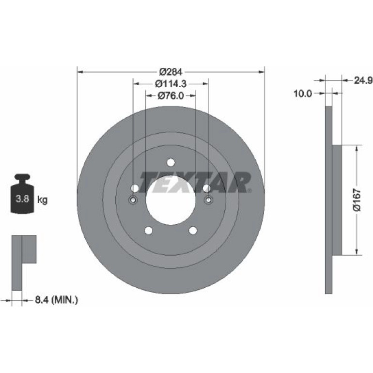 Bremsscheibe Hyundai T. I40 11-Ko A 16 92239103 Bremsscheibe Hyundai T. I40 11-Ko A 16 92239103
