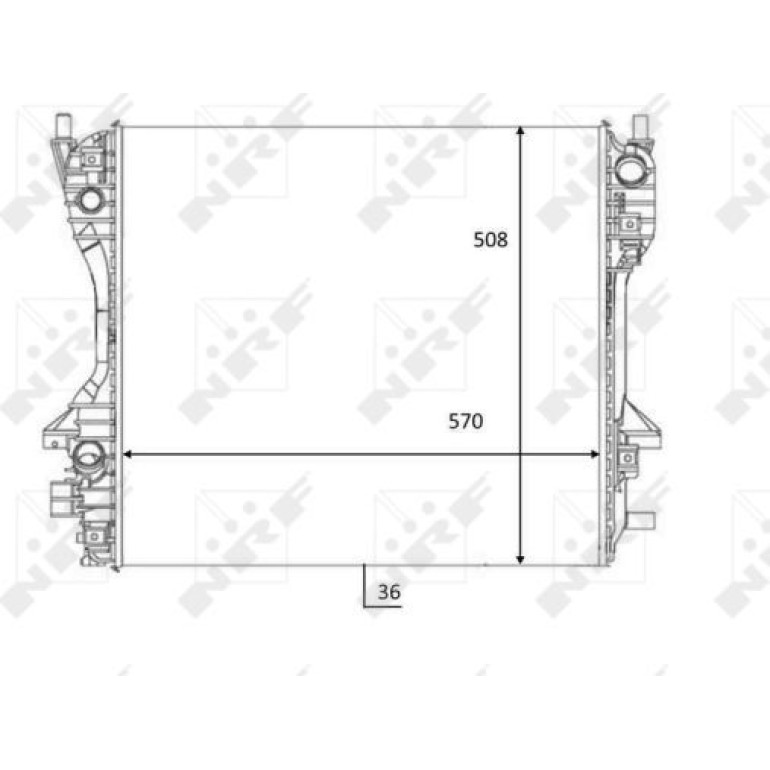 Kühler, Motorkühlung 59060 Kühler, Motorkühlung 59060