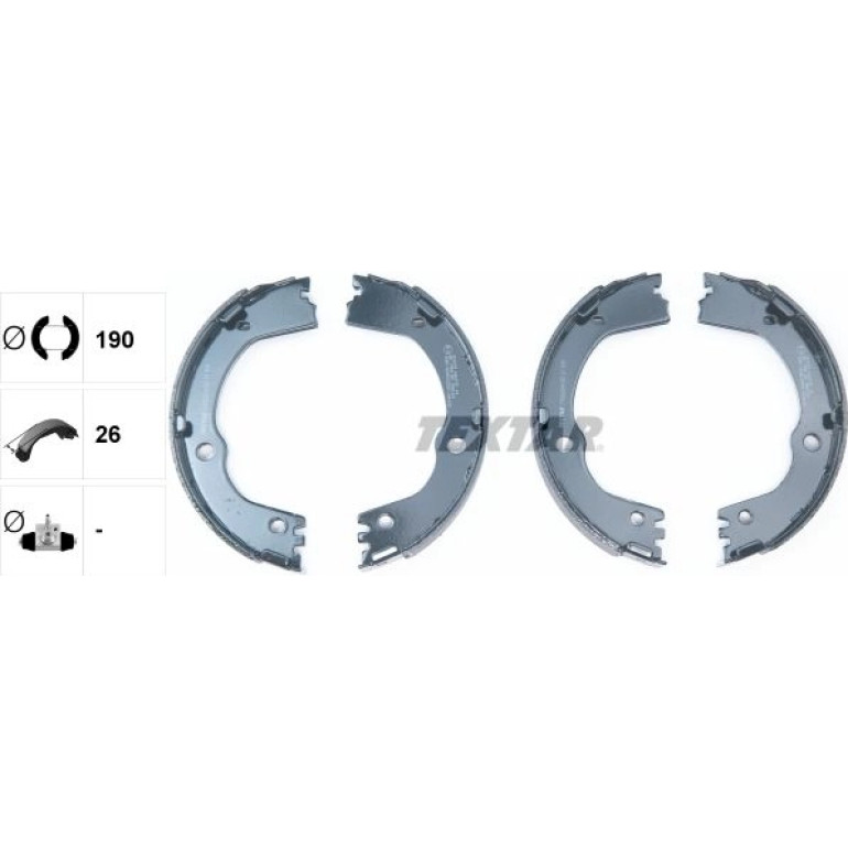 Handbremsbacken Kia Sorento 2.0-3.5 09 91082500 Handbremsbacken Kia Sorento 2.0-3.5 09 91082500