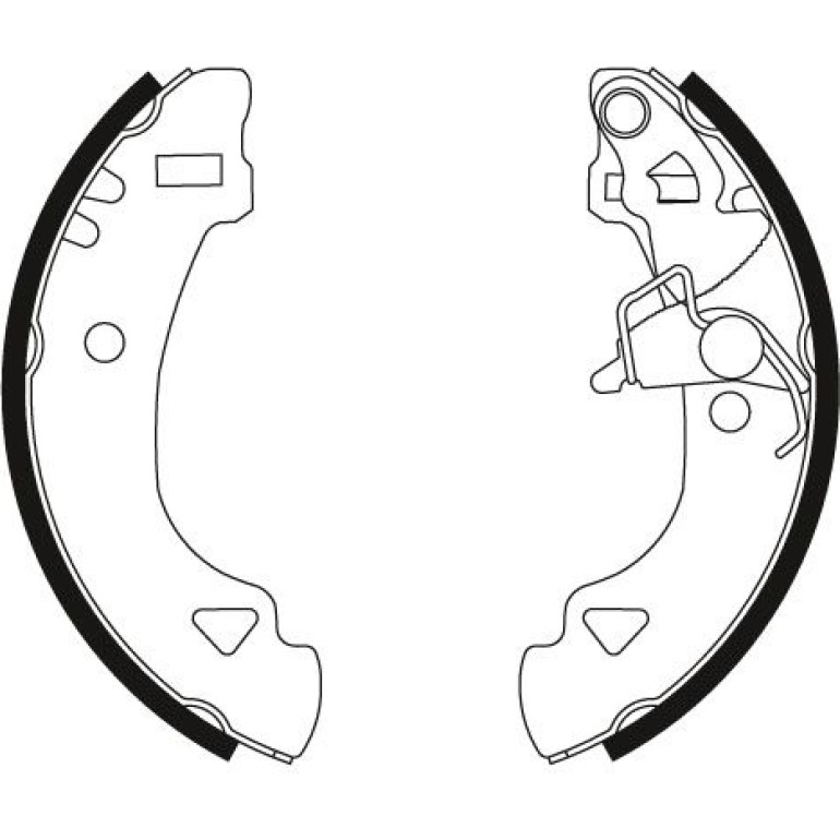 40 461 017 Bremsbacken GS8566 40 461 017 Bremsbacken GS8566