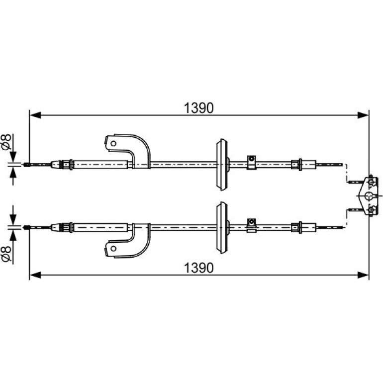 Handbremsseil 1987482459 Handbremsseil 1987482459