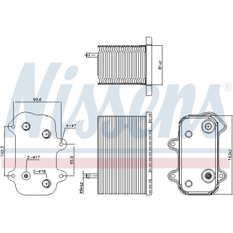 Ölkühler PKW 90938 Ölkühler PKW 90938